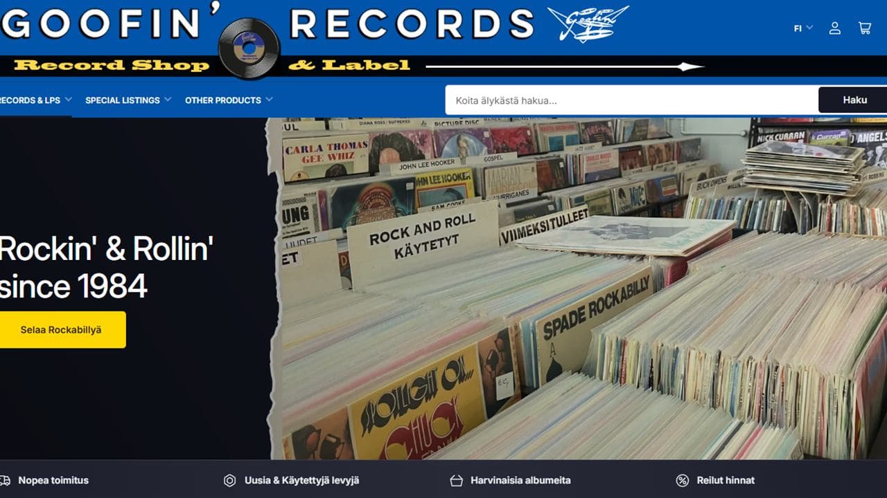 Goofin' Records verkkokauppa